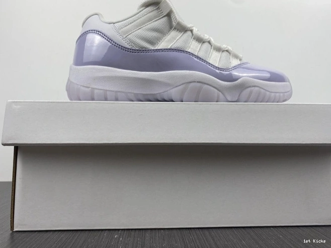 1st Kicks Shoes Violet Pure Jordan Low WMNS AH7860-101 Air 11 0630